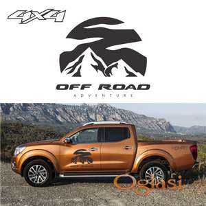Off road adventure nalepnice za automobil